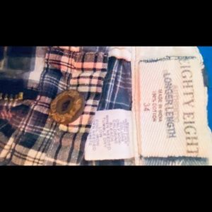 Plaid men’s Cargo Shorts